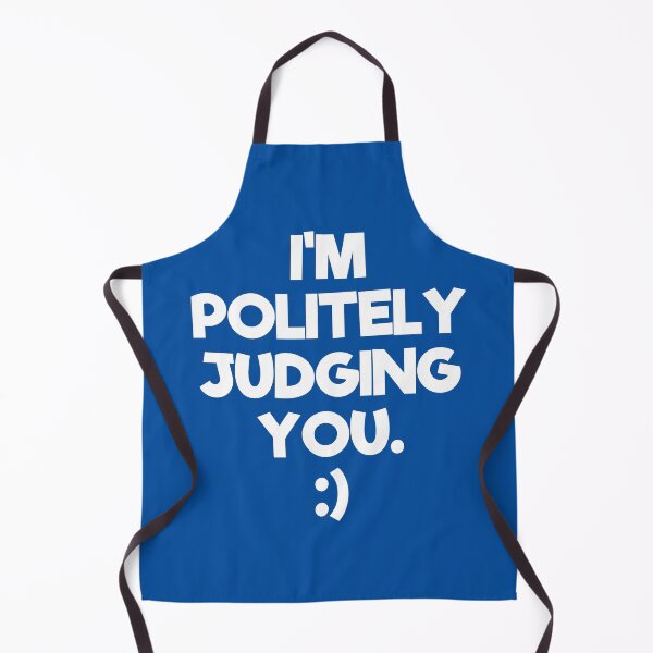 Item preview, I'm Politely Judging You | Quotes | Royal Blue designed and sold by Wintre2.