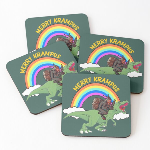 Item preview, Merry Krampus funny dinosaur ride designed and sold by SidTastic .
