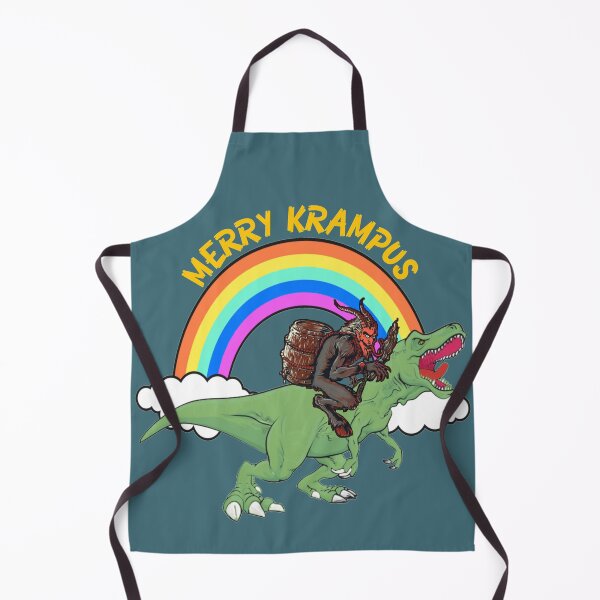 Item preview, Merry Krampus funny dinosaur ride designed and sold by SidTastic .