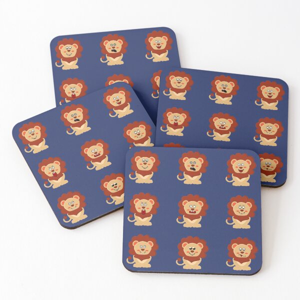 Item preview, 9 pack emoji cute lion designed and sold by Amet Hermawan.