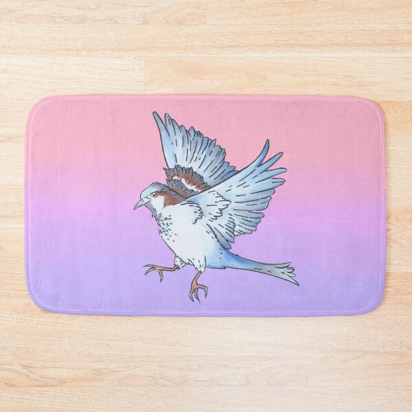 Item preview, Blue Jay Flying in the Sky Drawing designed and sold by AvalonUnmuzzled.