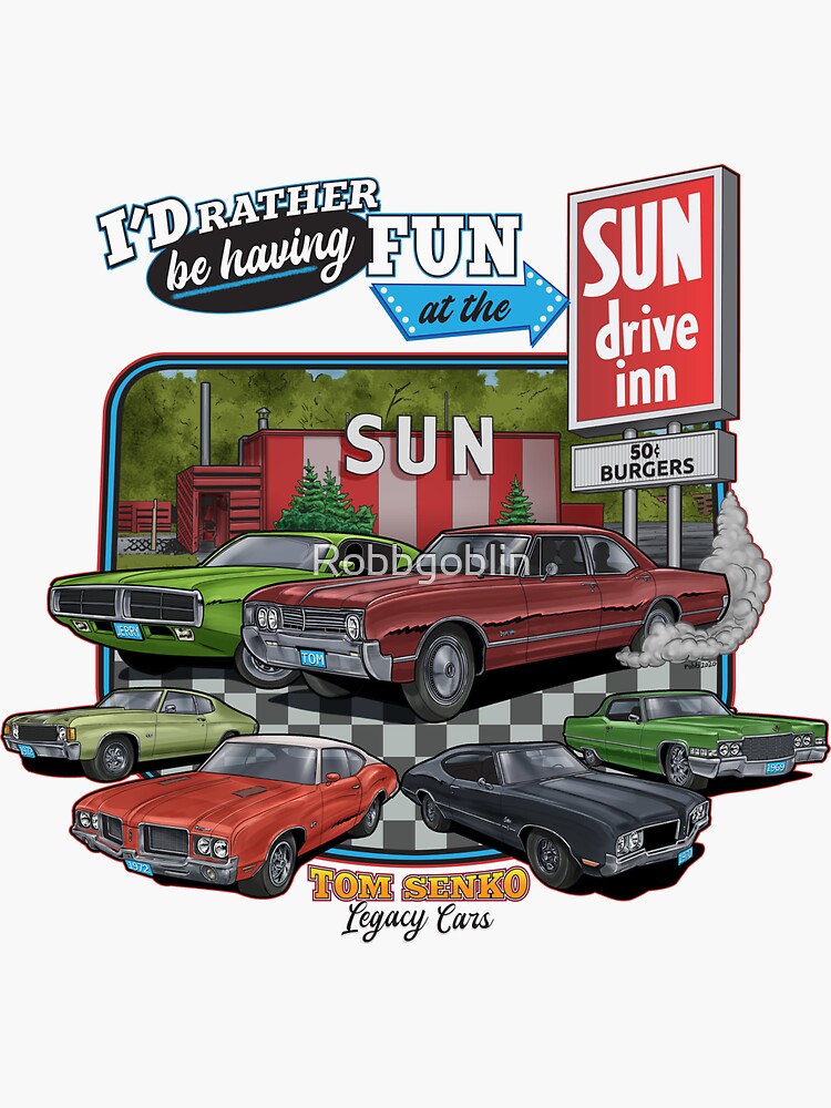 Tom Senko Legacy Cars Sun Drive Inn by Robbgoblin