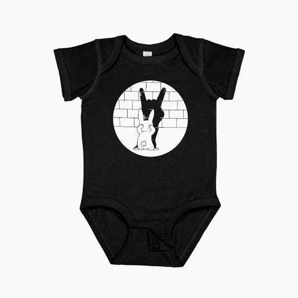 Item preview, Funny Rabbit Rock and Roll Hand Shadow designed and sold by Hoiho Adventure Shirts.