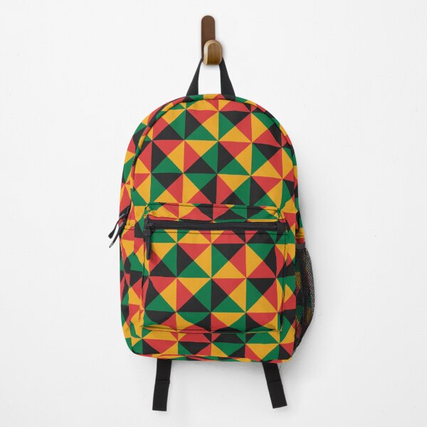 Item preview, Geometric Triangle Pattern (Rasta Colours) designed and sold by John Uttley.