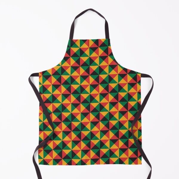 Item preview, Geometric Triangle Pattern (Rasta Colours) designed and sold by John Uttley.