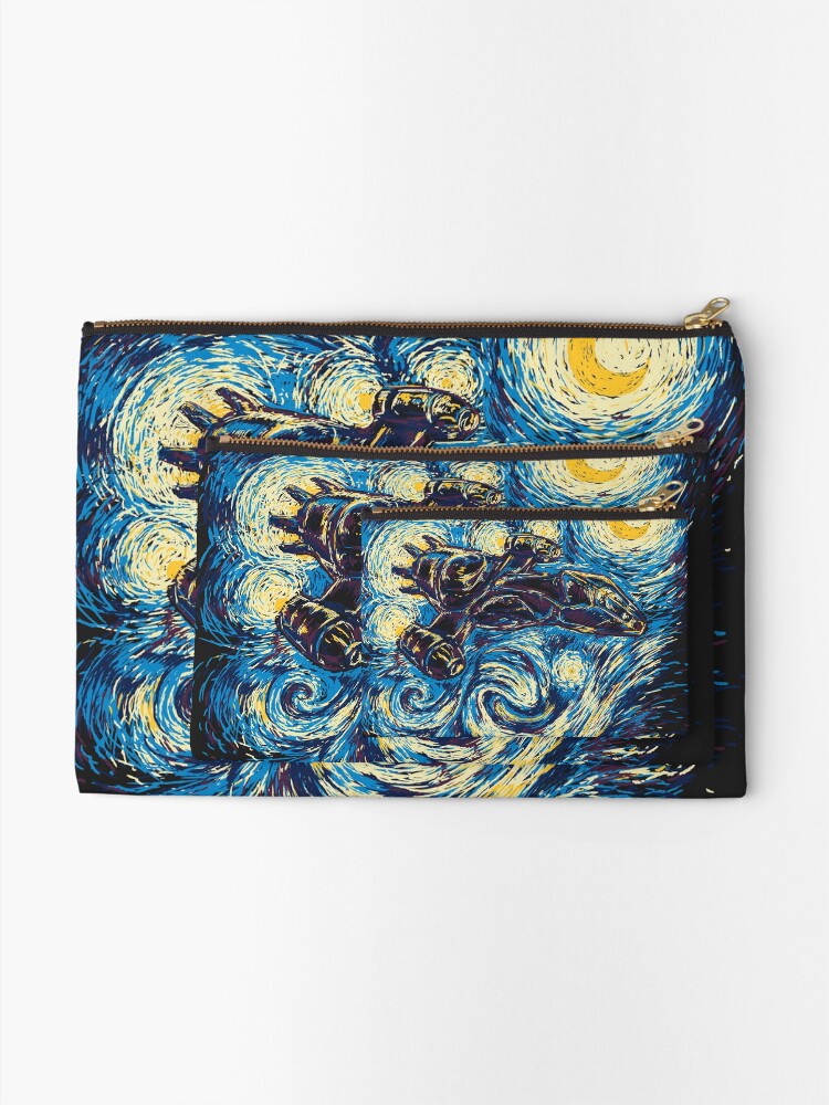 Alternate view of Starry Flight Zipper Pouch
