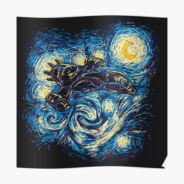 Starry Flight Poster