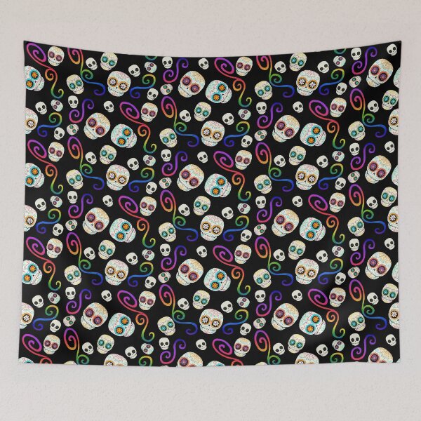 Item preview, Rainbows Skulls and Sugar Skulls designed and sold by Sarah McDonough.