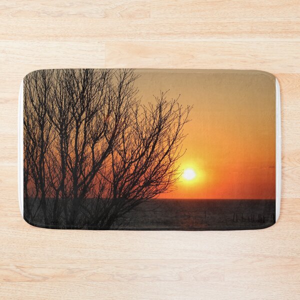 Item preview, Bare Tree In Front Of Sunset Over The Ocean designed and sold by Sarah Tepe.