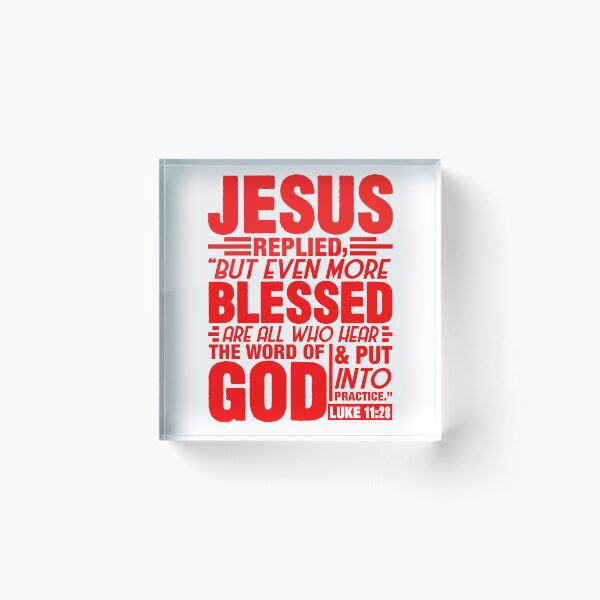 Item preview, Luke 11:28 designed and sold by plushism.