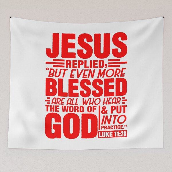Item preview, Luke 11:28 designed and sold by plushism.