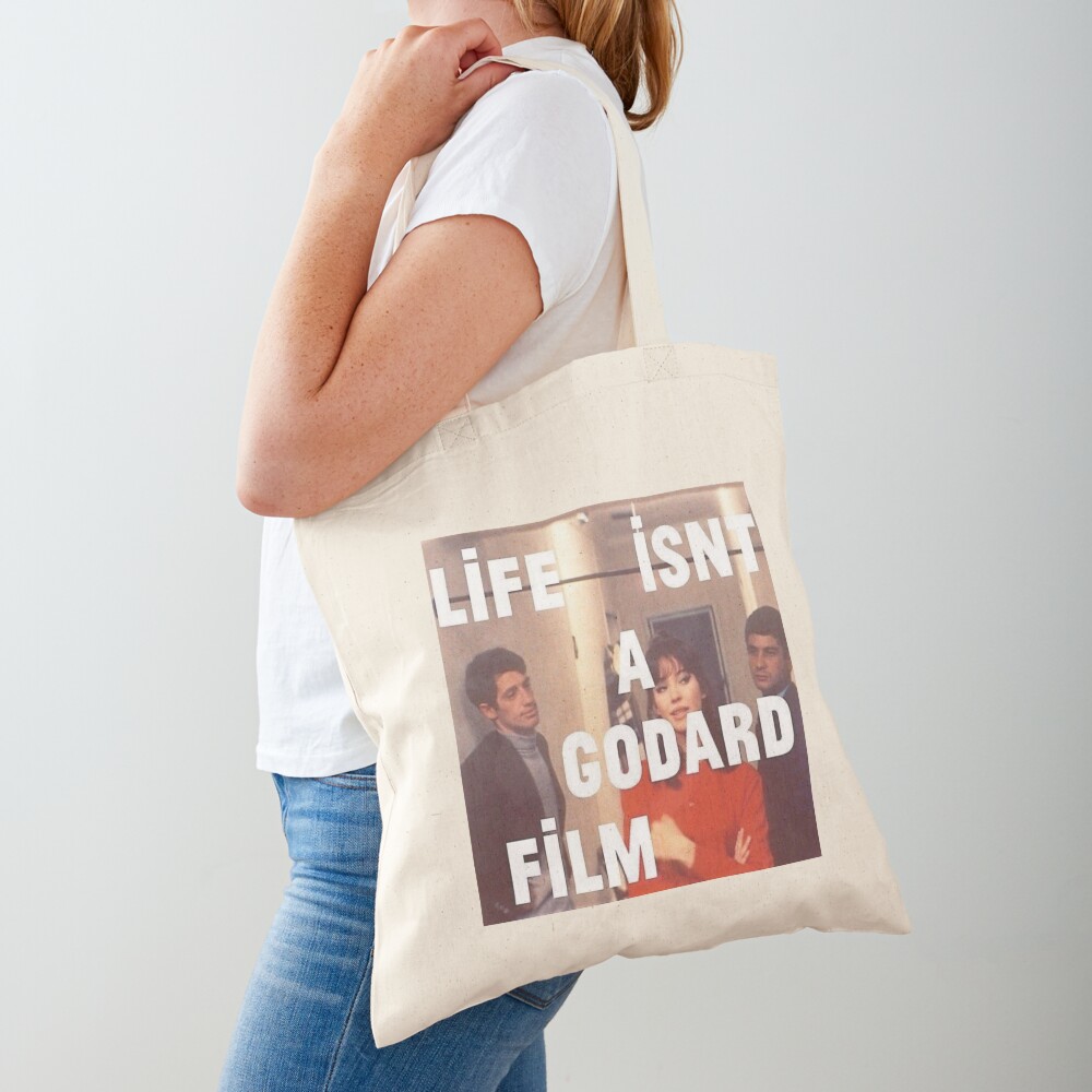 Buy Tote Bag JEAN LUC GODARD Nouvelle Vague Cotton Cloth Bag Totebag Tote  Cinema Fan Art Movie Friends Student Gift Bag Organic Quote Online in India  - Etsy