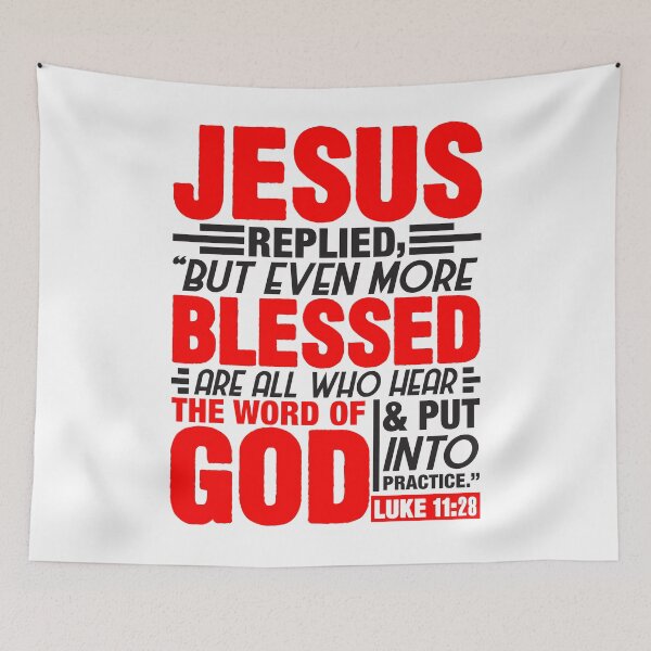Item preview, Luke 11:28 designed and sold by plushism.