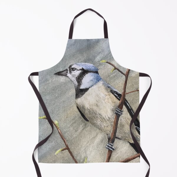 Item preview, Blue jay bird sitting in a tree designed and sold by Diane Hunter Art.
