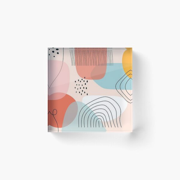 Item preview, Quirky Colorful Doodle Abstract designed and sold by pugmom4.