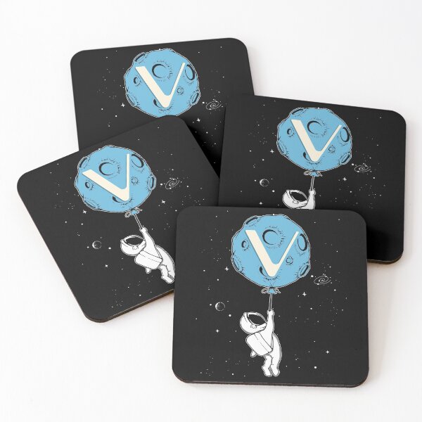 Item preview, Vechain Balloon Moon Astronaut - Vechain To The Moon VET Space Man Cypto Currency  designed and sold by Ormes21.
