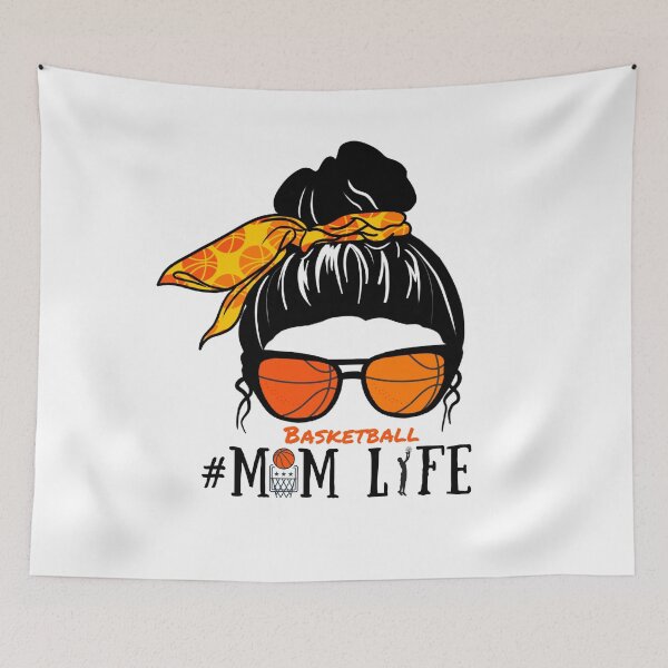 Item preview, Messy Bun Basketball | Momlife designed and sold by Mixture-DESIGN.