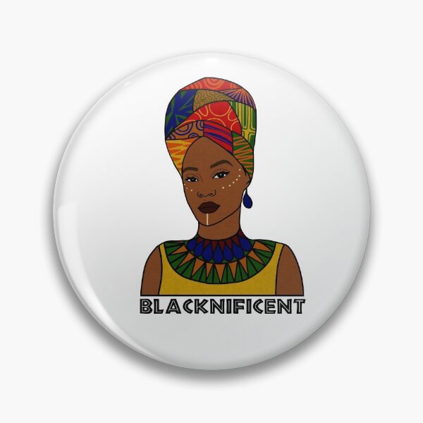 Item preview, Black is Magnificent, Black Pride, Afro Woman  designed and sold by Logiamerch.