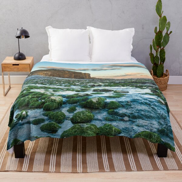 Item preview, Evening Light at Llantwit Beach designed and sold by heidipics.