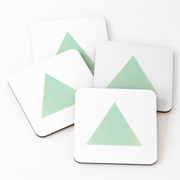 Item preview, Turquoise and Yellow Triangle designed and sold by pastel-only.