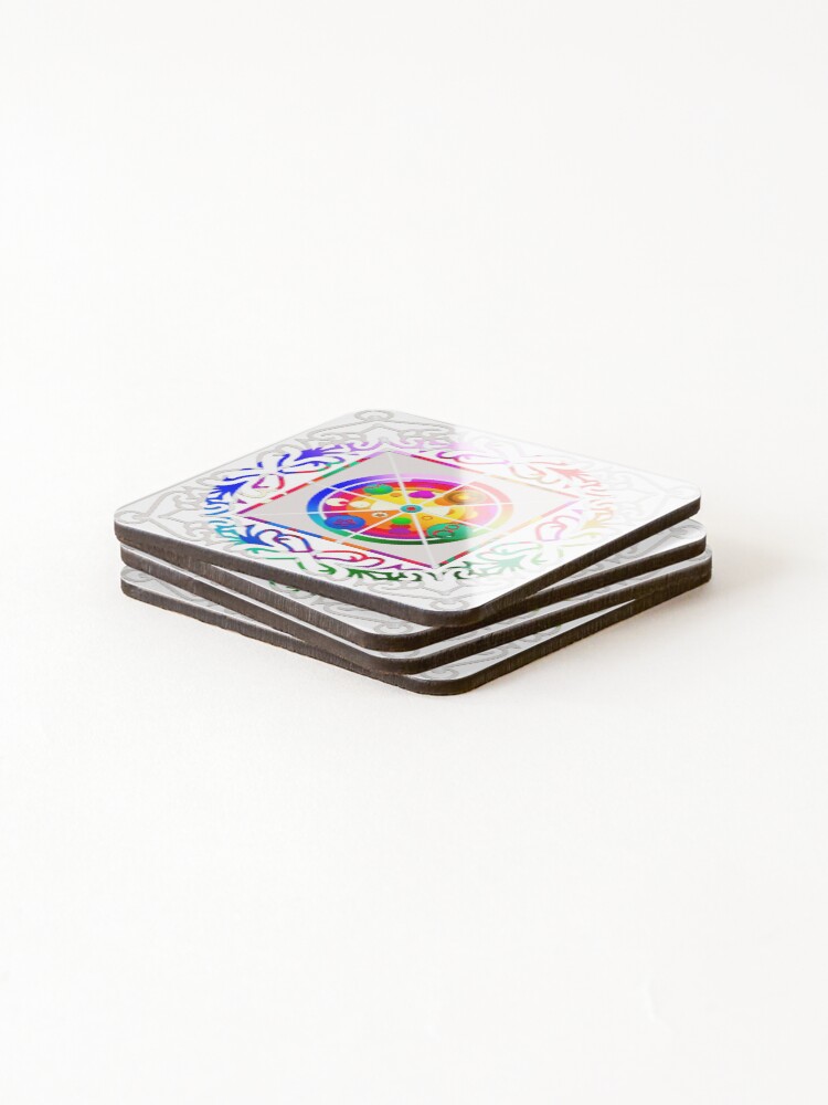 Thumbnail 4 of 5, Coasters (Set of 4), Shape and Color designed and sold by Design4uStudio.