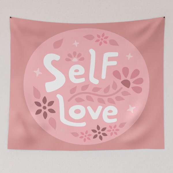 Item preview, Self Love Floral Sticker designed and sold by WindnWillowsCo.