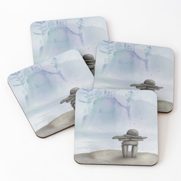Item preview, Inukshuk | Watercolor Illustration | Canadiana designed and sold by Chadrick Rode.