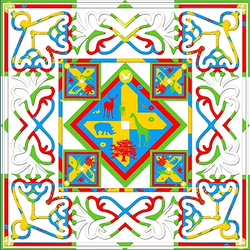 Artwork thumbnail, Shape and Color by Design4uStudio