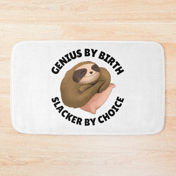 Item preview, genius by birth slacker by choice designed and sold by Sinovius.
