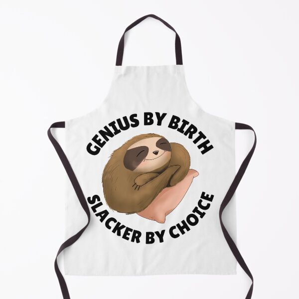 Item preview, genius by birth slacker by choice designed and sold by Sinovius.