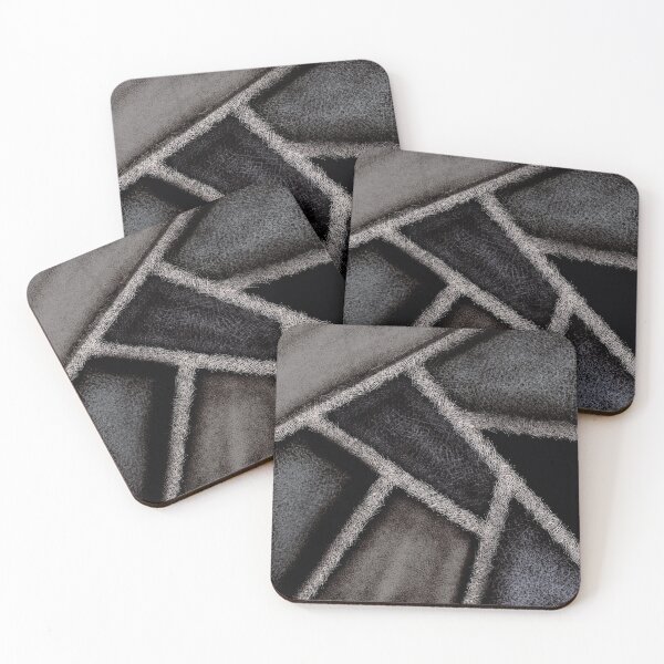 Item preview, Design Love III abstract art pattern in dark grey and blue colors designed and sold by Susanna Schorr.