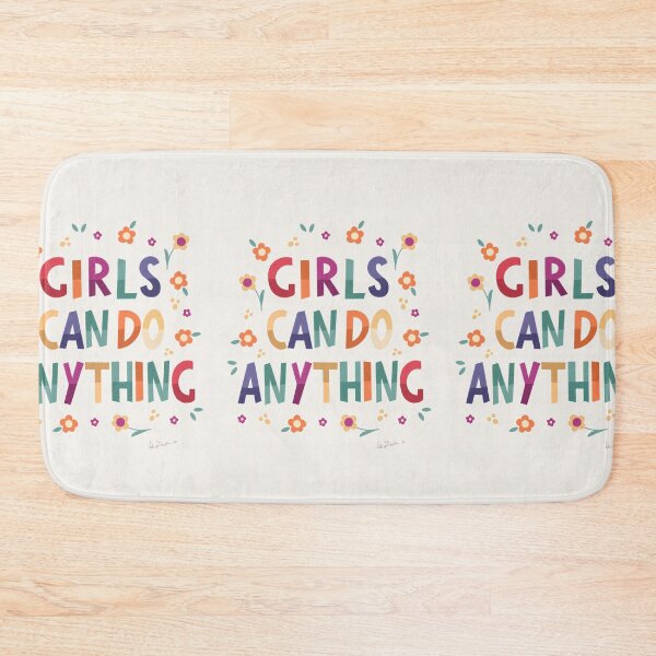 Item preview, Girls can do anything  designed and sold by Valeria Frustaci.