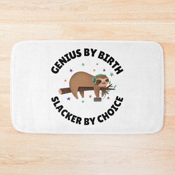 Item preview, genius by birth slacker by choice designed and sold by Sinovius.