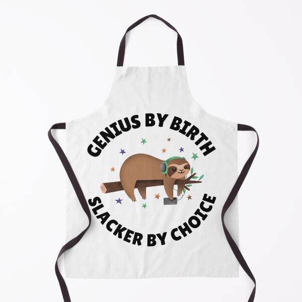 Item preview, genius by birth slacker by choice designed and sold by Sinovius.