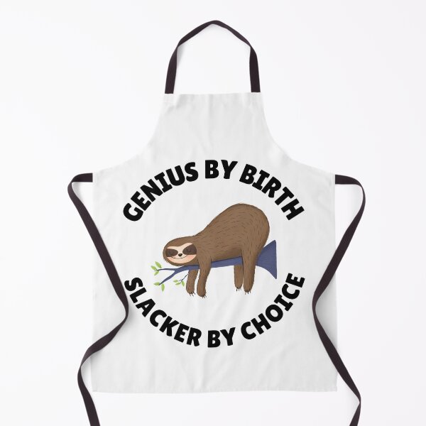 Item preview, genius by birth slacker by choice designed and sold by Sinovius.