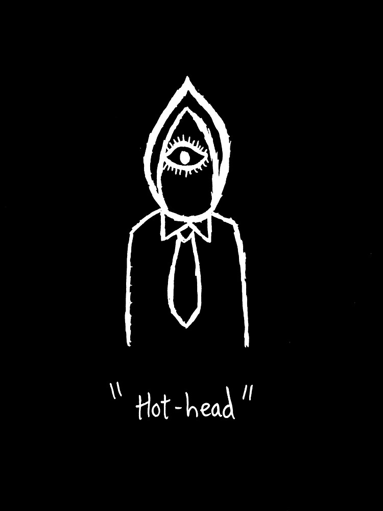 ""HOTHEAD" (for black/dark colour products)" Poster for Sale by