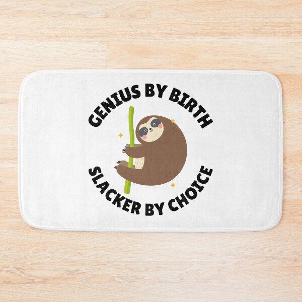Item preview, genius by birth slacker by choice designed and sold by Sinovius.