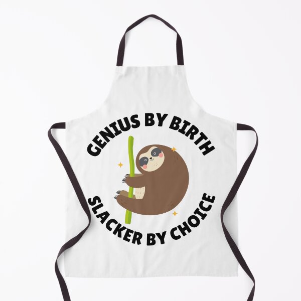 Item preview, genius by birth slacker by choice designed and sold by Sinovius.