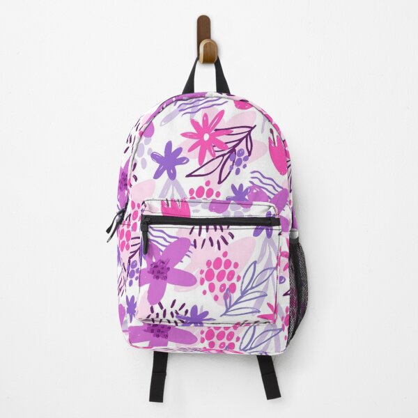Item preview, Pink and Purple Abstract Floral designed and sold by pugmom4.