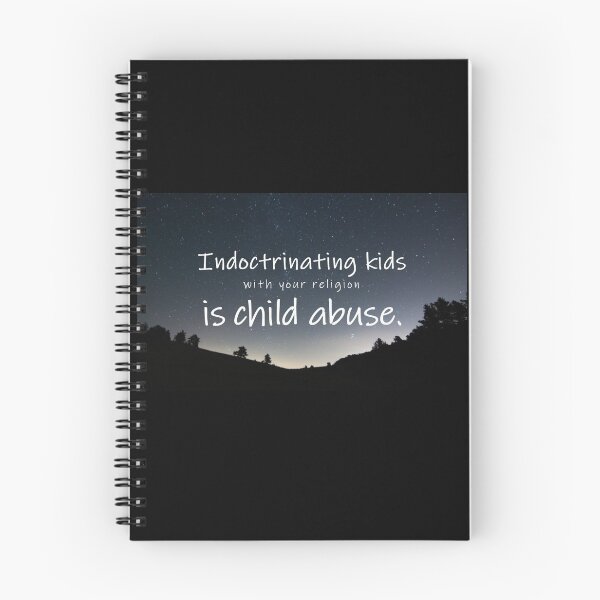 Item preview, Indoctrinating kids with your religion is child abuse. designed and sold by KBwiththeTees.