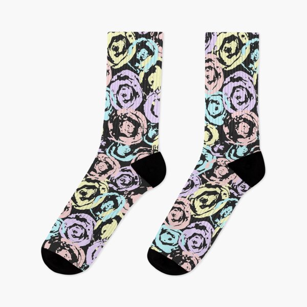 Item preview, Abstract Pastel Colored Rose Pattern designed and sold by Jovydesign.