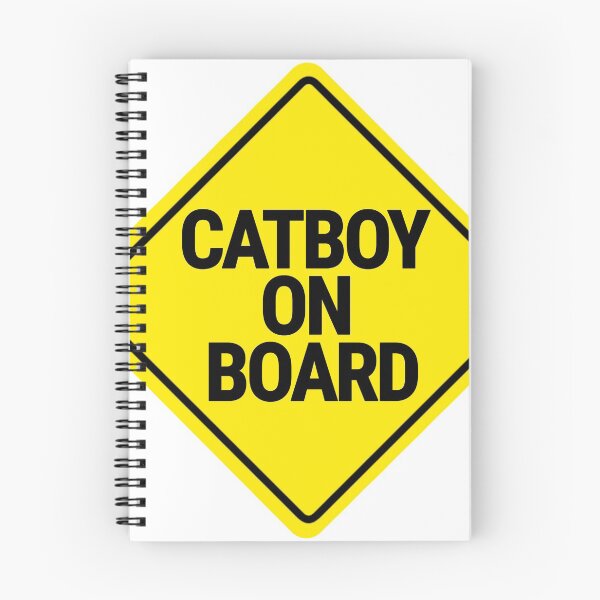 Item preview, CATBOY ON BOARD designed and sold by Spains8ofmind.
