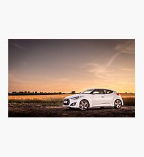 Hyundai Veloster Photographic Print