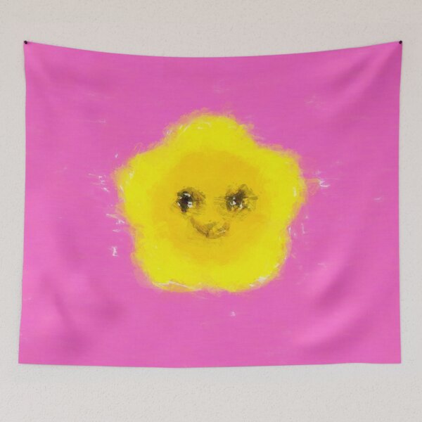 Item preview, glitch happy flower designed and sold by Filigranas Digitales.