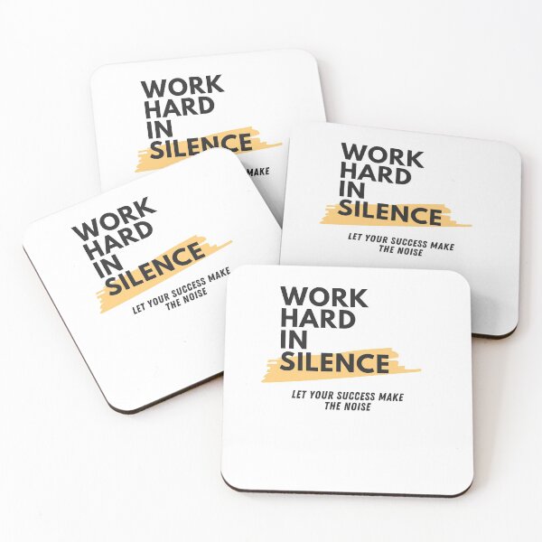 Item preview, work hard in silence let success make the noise designed and sold by andy-mt.