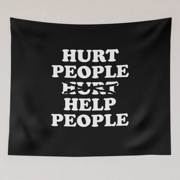 Item preview, Hurt People Help People - Jame's Designs designed and sold by JamesShirts-com.