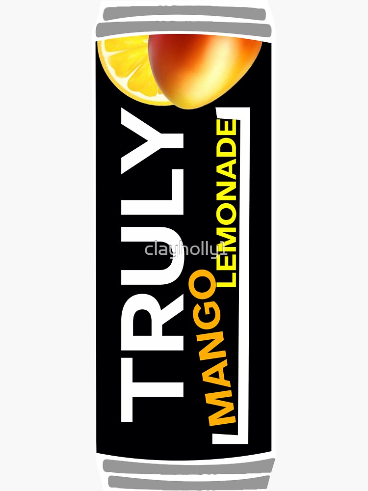 "Truly Mango Lemonade Hard Seltzer" Sticker for Sale by clayholly1