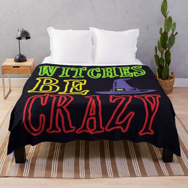 Item preview, crazy be the witches fun halloween quote designed and sold by toastygoat.