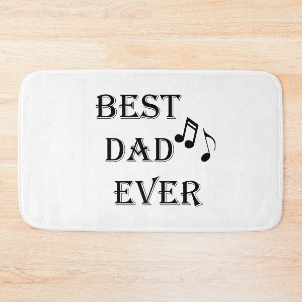 Item preview, Best dad ever music notes  designed and sold by Rami Khalifah.