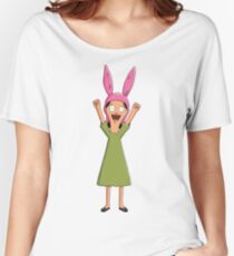 Louise Belcher Light Pattern Purple Women's Relaxed Fit T-Shirt